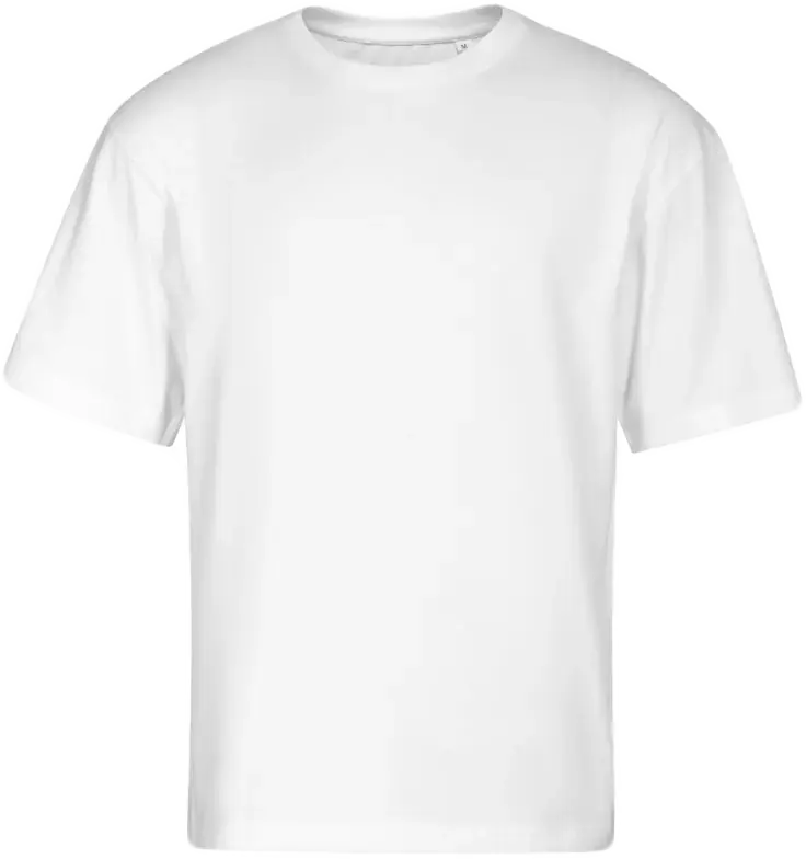 Tricou oversize 200 g/m² — Alb